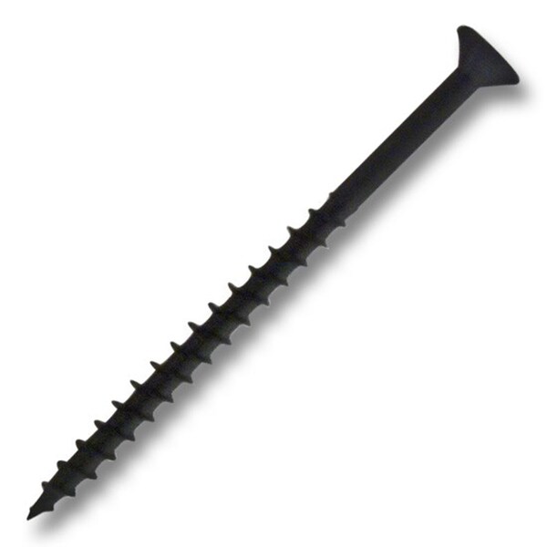 Csh Wood Screw, #8, 2-1/2 in, Black Stainless Steel Flat Head Combination Phillips/Slotted Drive 0.FCC08212BN17 - main